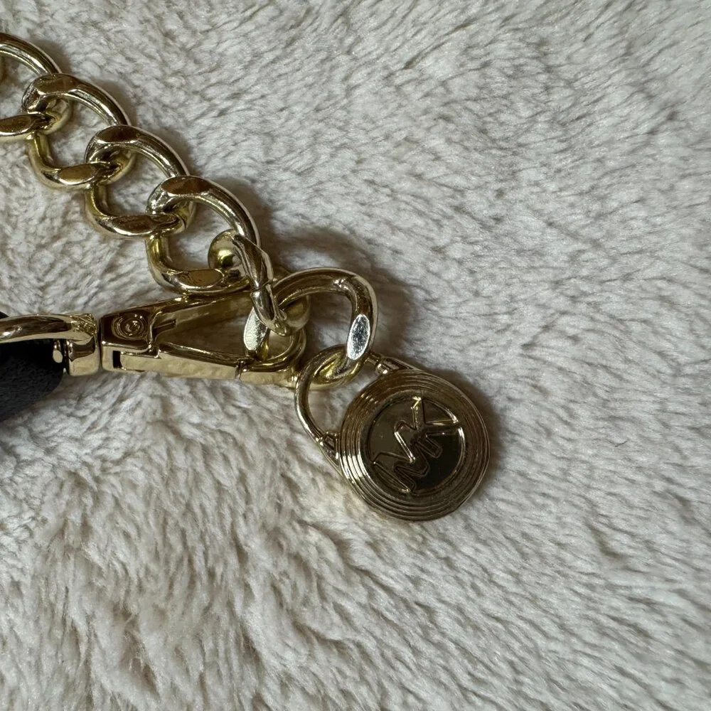 MICHAEL Michael Kors‎ Pebble Leather Belt Bag With Chain Strap